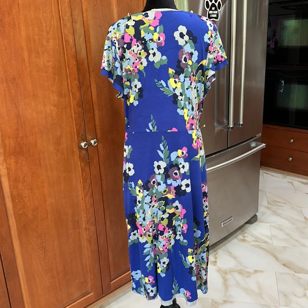 BODEN Floral Colorful Dress - Picture 3 of 6